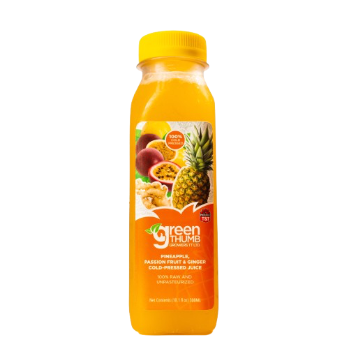 PPG- Pineapple/Passion Fruit/Ginger Cold Pressed Juice (300ml)